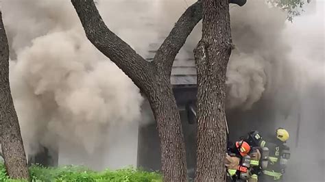 Pedernales FD: 3-story residence collapses after fire started by lightning in Spicewood